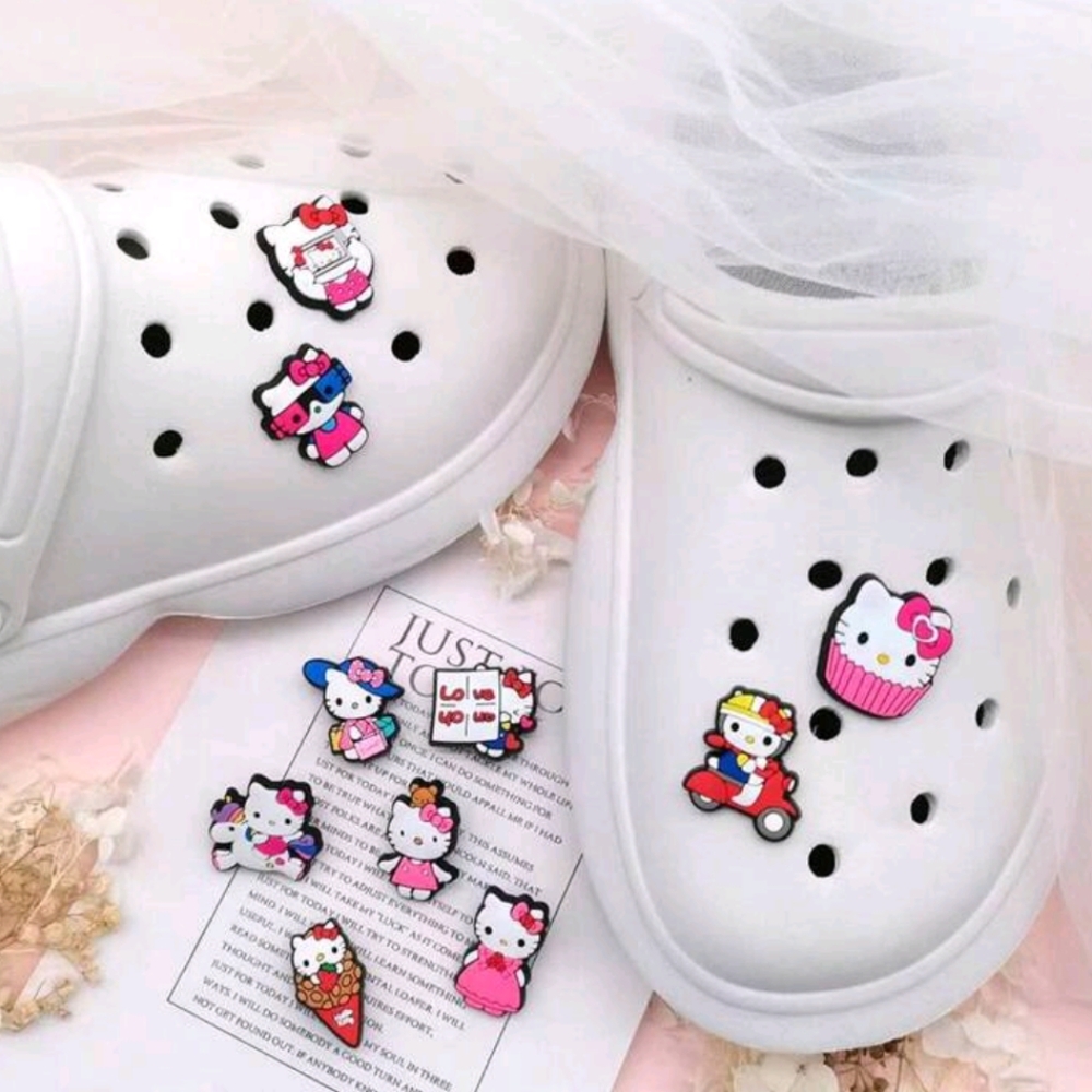 Hello Kitty Croc Accessories